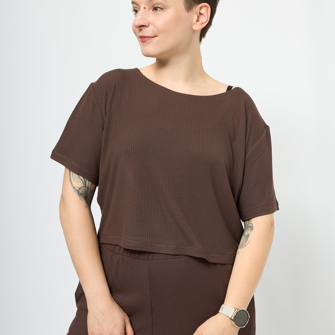 Gerda | Lockeres Croptop | individualisierbar