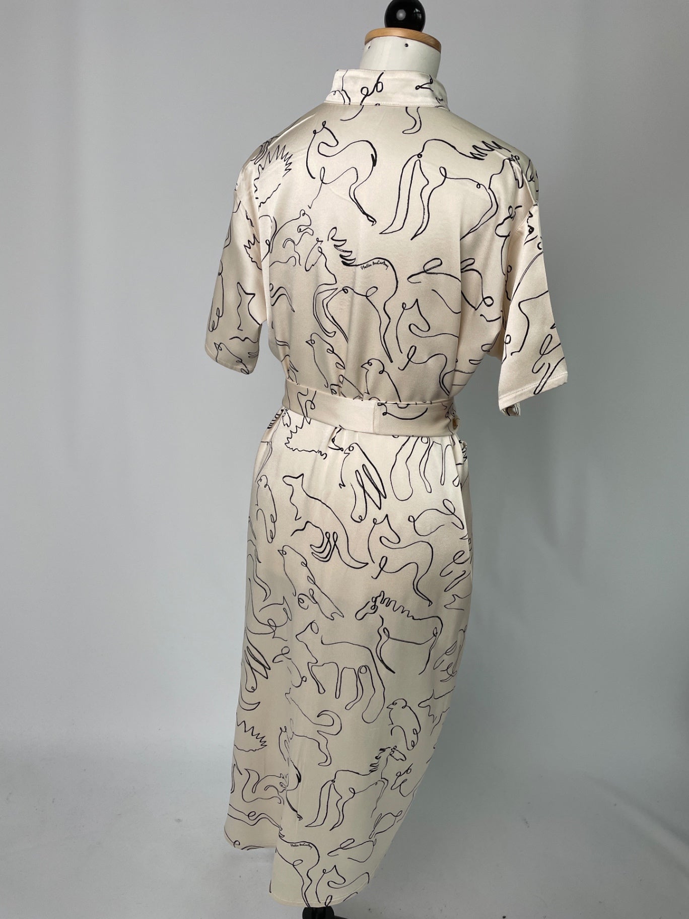 Briana | kurzärmliges Blusenkleid | Designer Deadstock | Größe M | Second Love