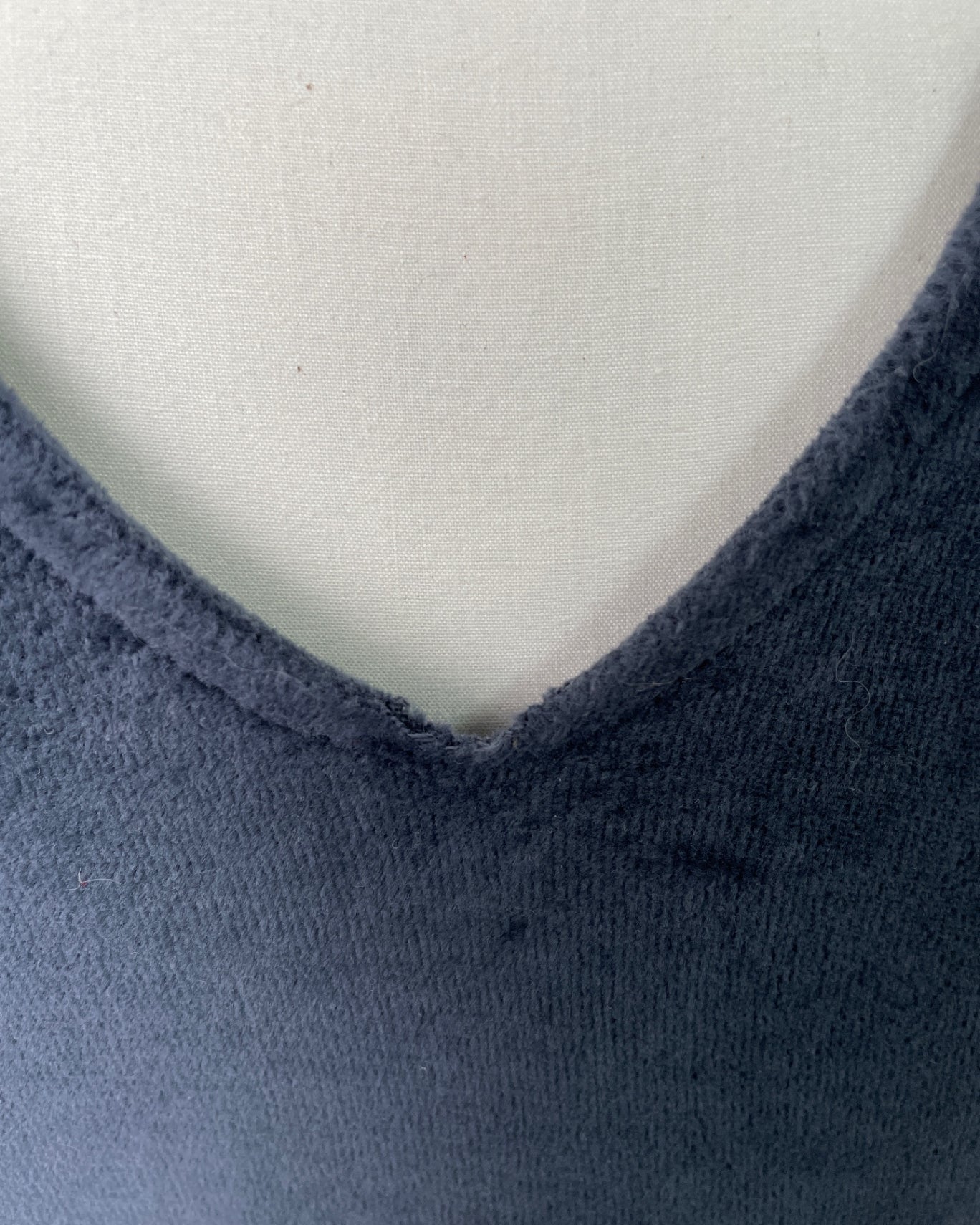 Kumi | kurzärmliges Kimonokleid | Velvet grau | Größe XL + Taschen | Second Love