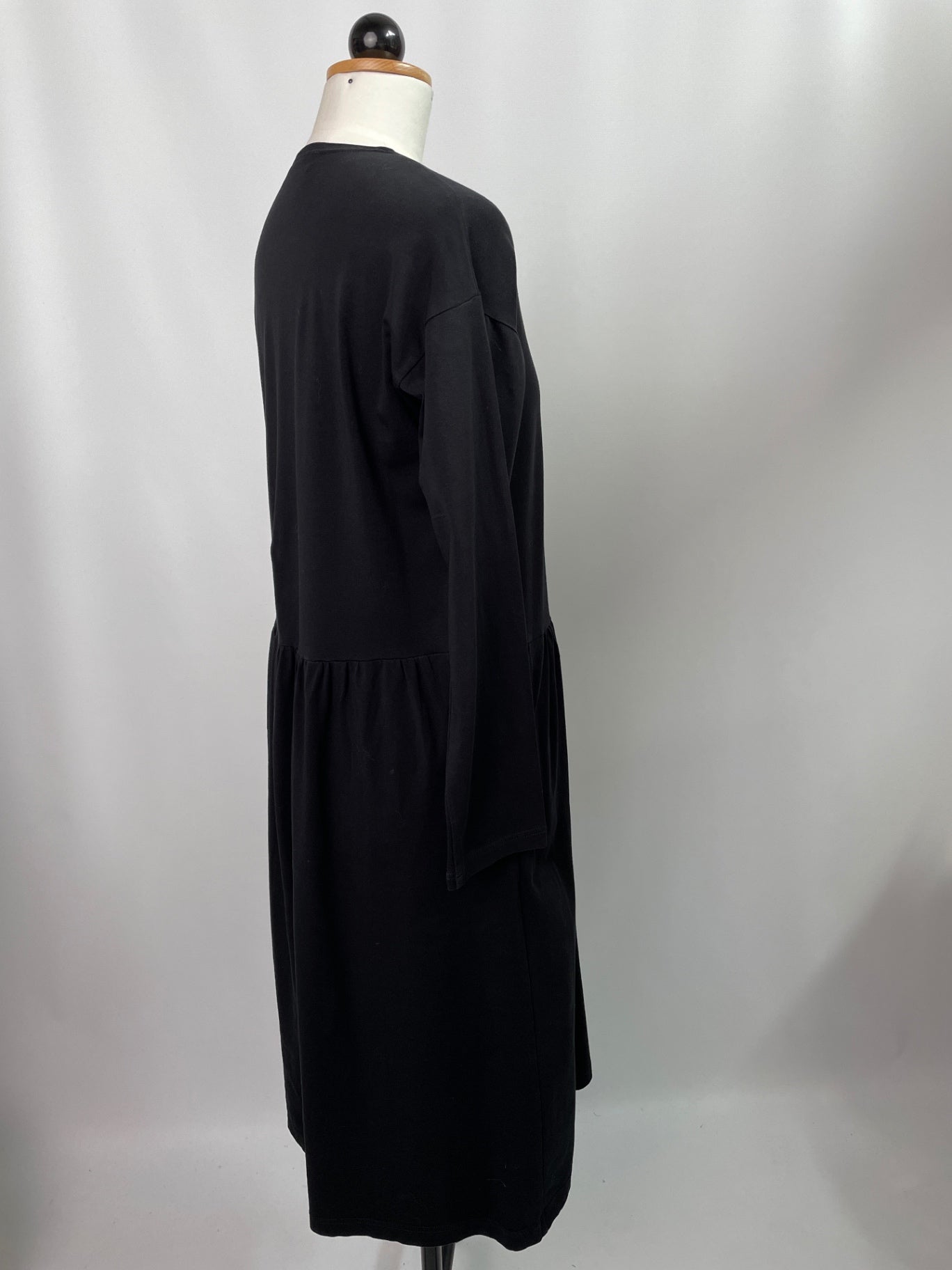 Belinda Bohokleid | langarm | schwarz | Baumwolle | Größe M  Second Love