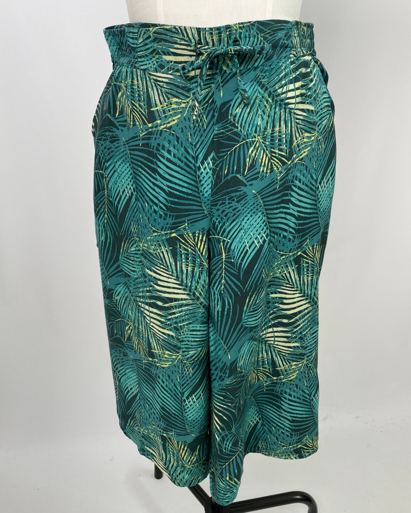 Culotte "Holly" | Größe L | Muster : Leaves (nicht elastisch) | Second Love