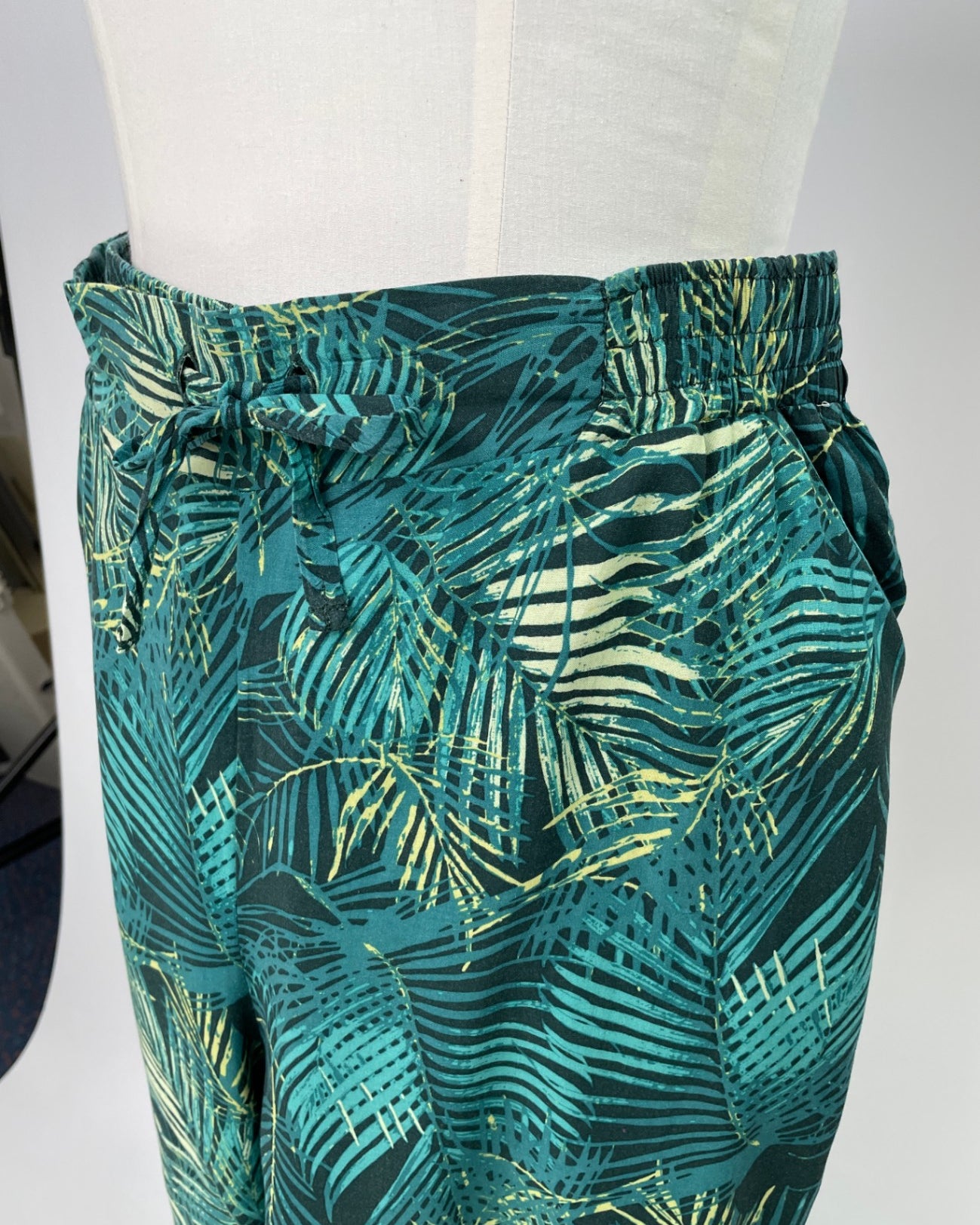 Culotte "Holly" | Größe L | Muster : Leaves (nicht elastisch) | Second Love