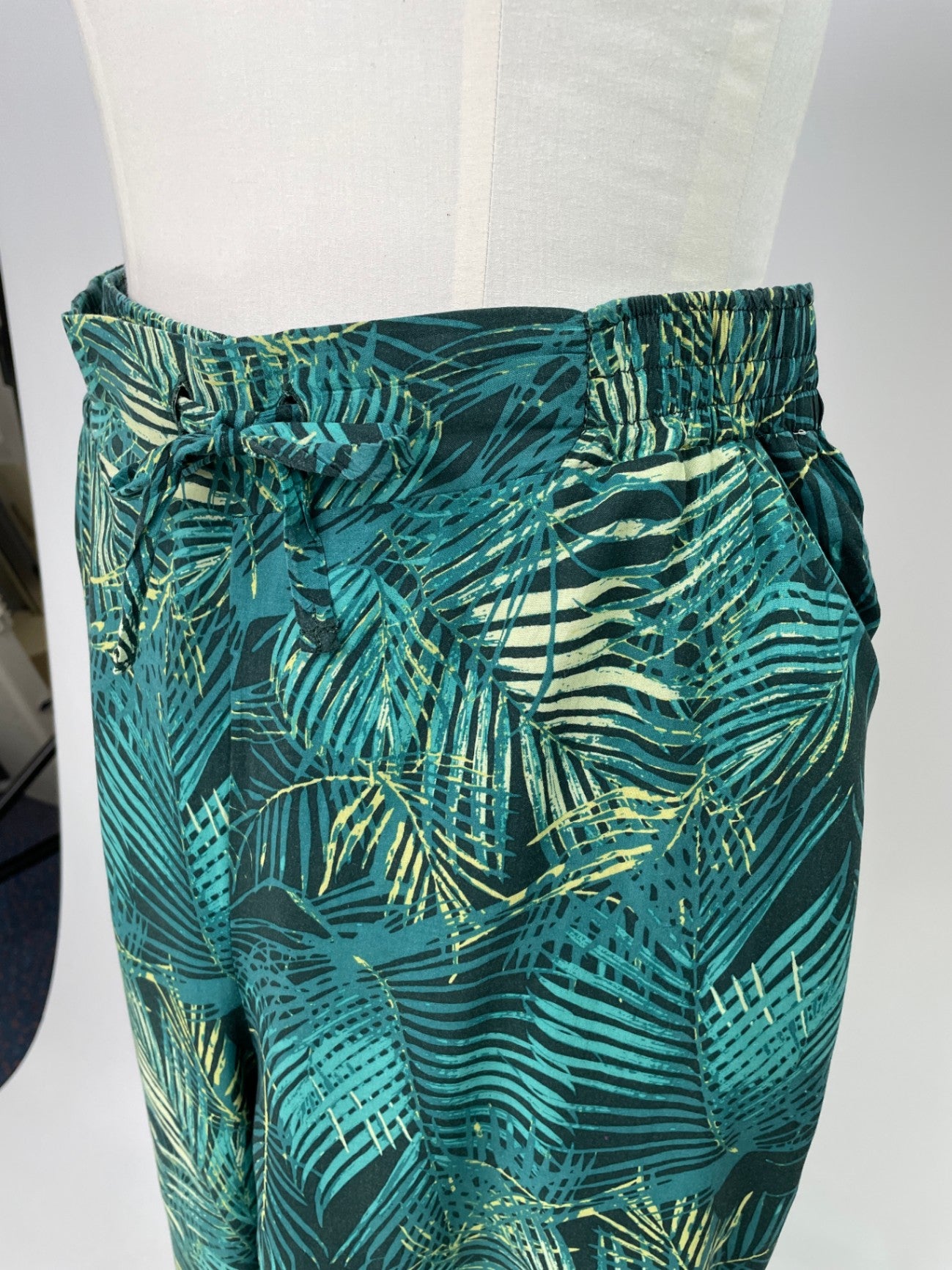 Culotte "Holly" | Größe L | Muster : Leaves (nicht elastisch) | Second Love