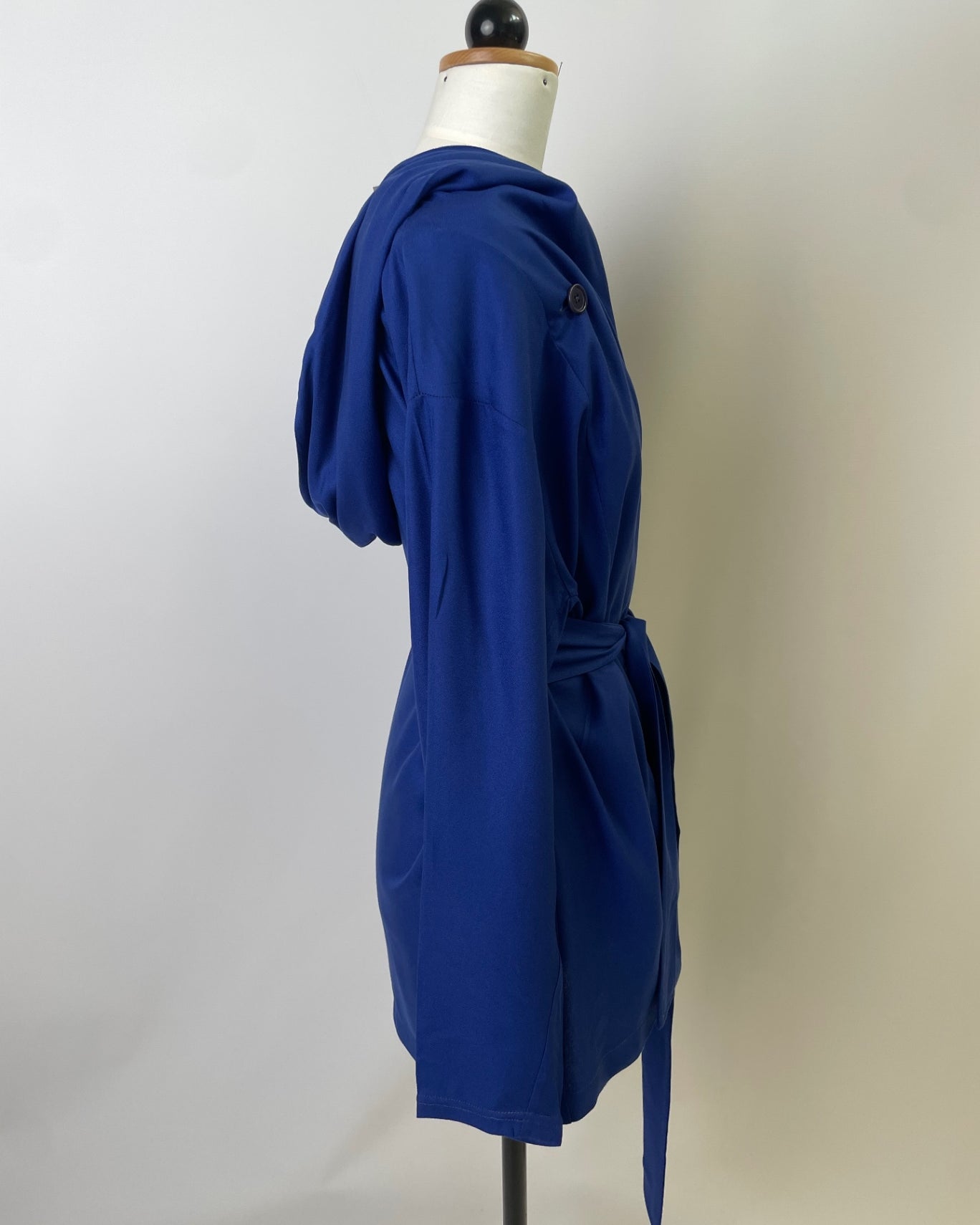 Wickelmantel | EcoveroCrepe royalblau | Größe M | Second Love