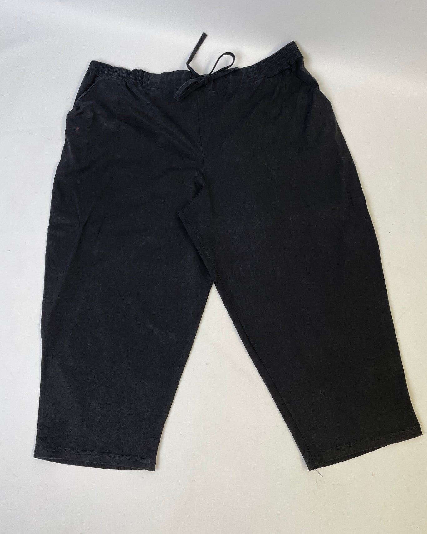 Holly | Hose schmales Bein | Tenceltwill schwarz Größe 4XL/Bund 5XL Länge - 5cm | Second Love