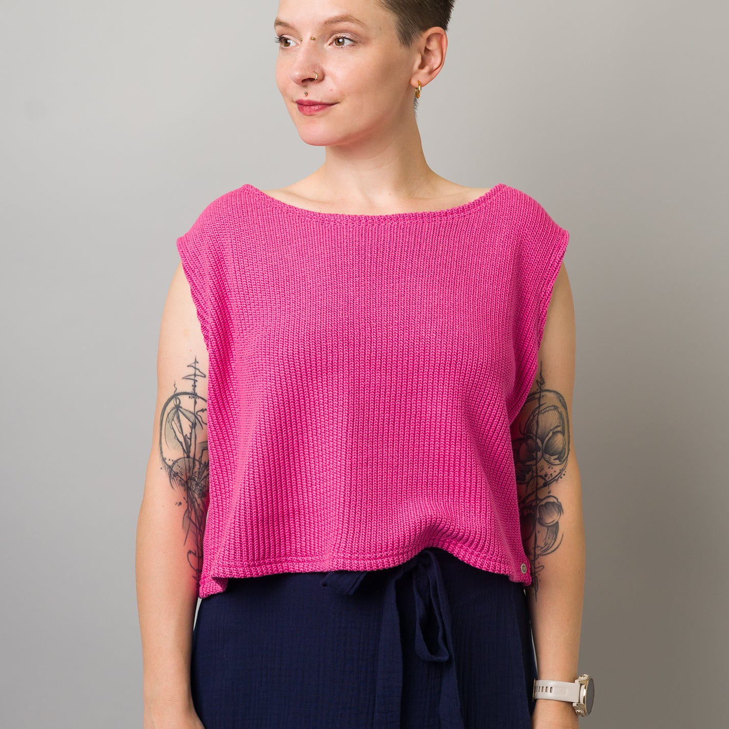Gerda | Lockeres Croptop | individualisierbar