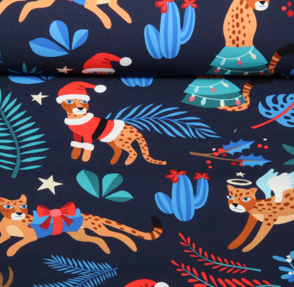 Grumpy Xmas blau (French Terry)