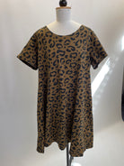 A-Linienkleid „Adam“ mit T-Shirt Ärmel | Leobert | Bio-Baumwoll-Jersey |  Größe: 4XL | Second Love