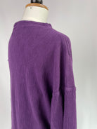 U-Boot Pullover | Blätter lila | Größe XXS | Second Love