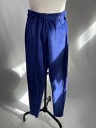 Lea | Leggings | Velvet Leggings royalblau | Größe XS | Second Love
