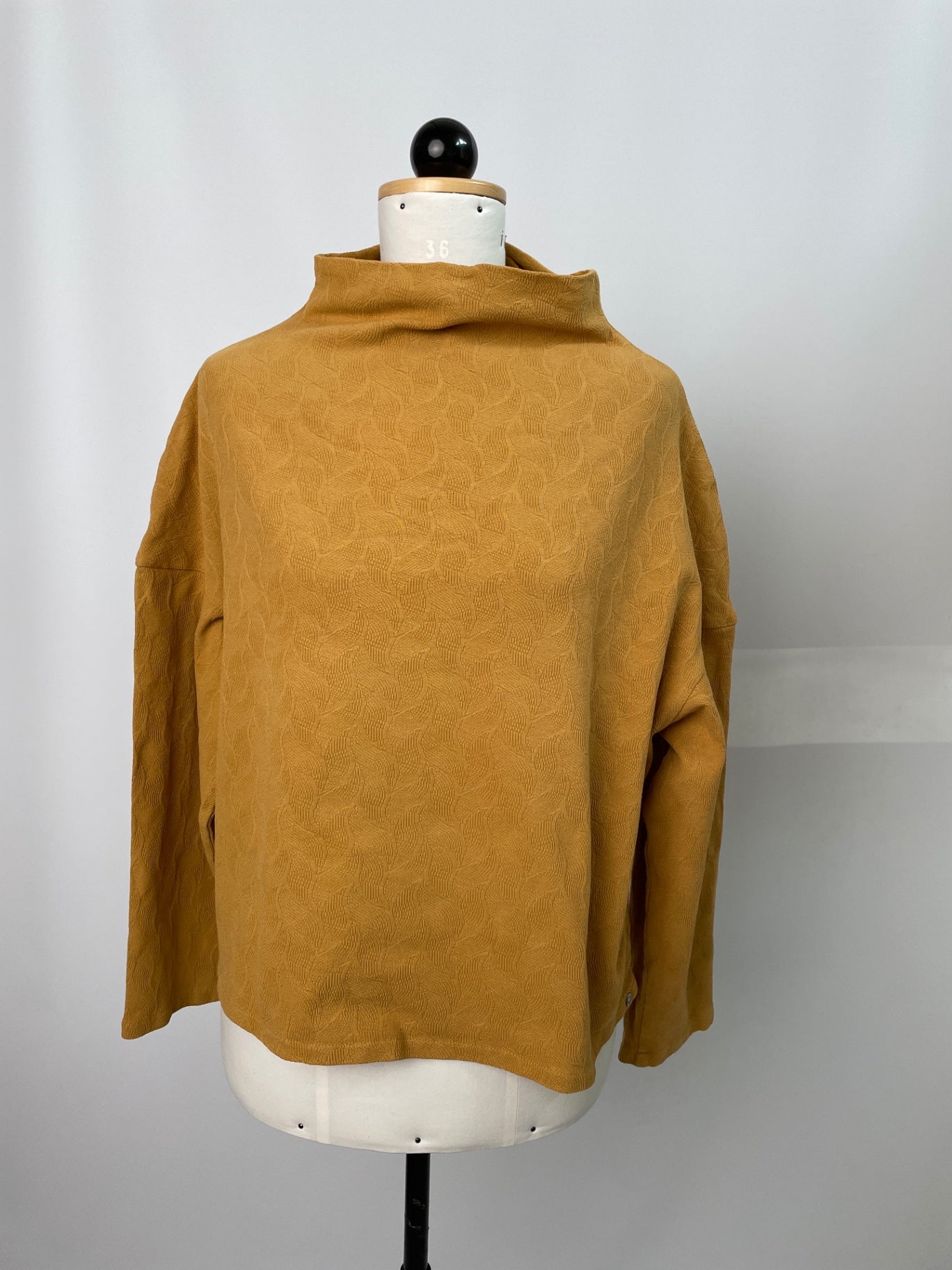 U-Bootpullover | Blätter gelb | Größe M | Second Love