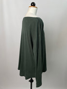 Gerhart | langärmliges Longsleeve | Tencel-Baumwolle grün | Größe XL+7cm | Second Love