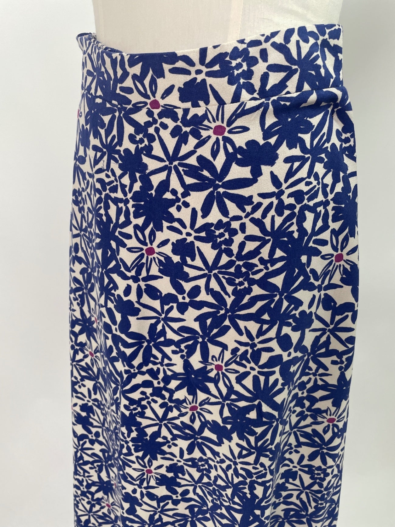 Rock „Romy“ | Blüten | Limited Edition | Größe: S |Blüten blau | Second Love