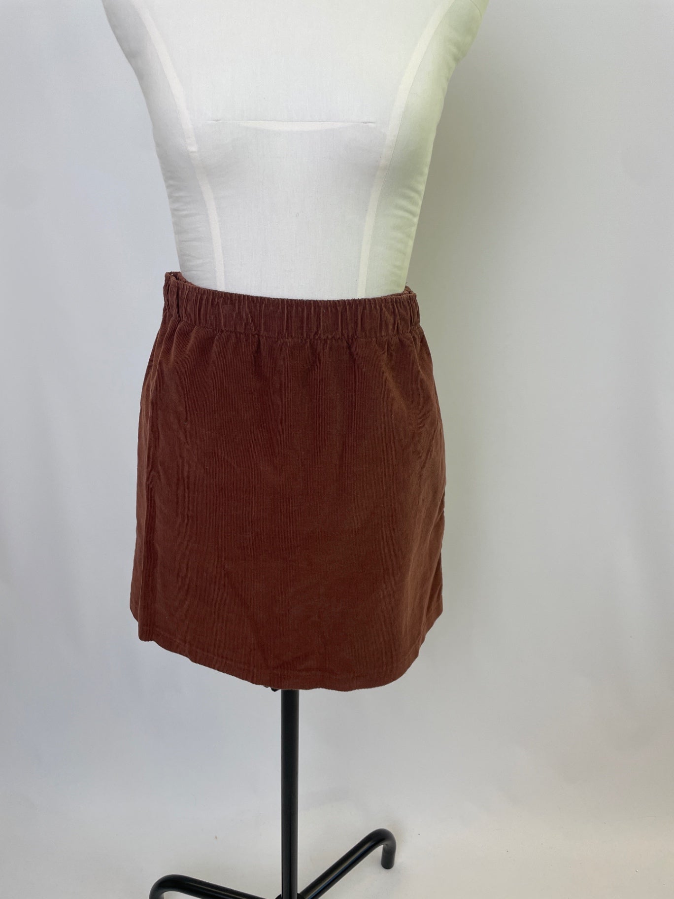 Kurzer Rock | Cord XL  |  braun | Second Love