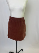 Kurzer Rock | Cord XL  |  braun | Second Love