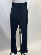 Stella | Schlagleggins mit Gummibund |  Rippjersey |  Größe: XXS |  Farbe: schwarz | Second Love