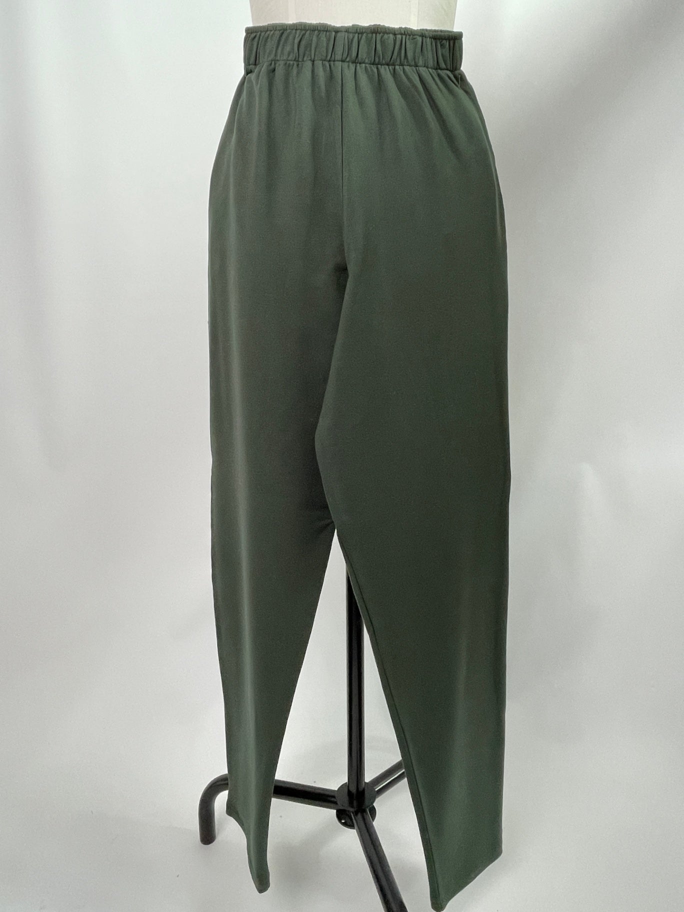 Karo | Karottenhose | Tencelsweat grün | Größe XXS | Second Love