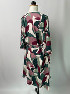 Kumi | Kurzärmliges Kimonokleid | EcoVeroCrepe Blütenzauber | Größe: 5XL | mit Taschen | Francis-Ausschnitt | Second Love