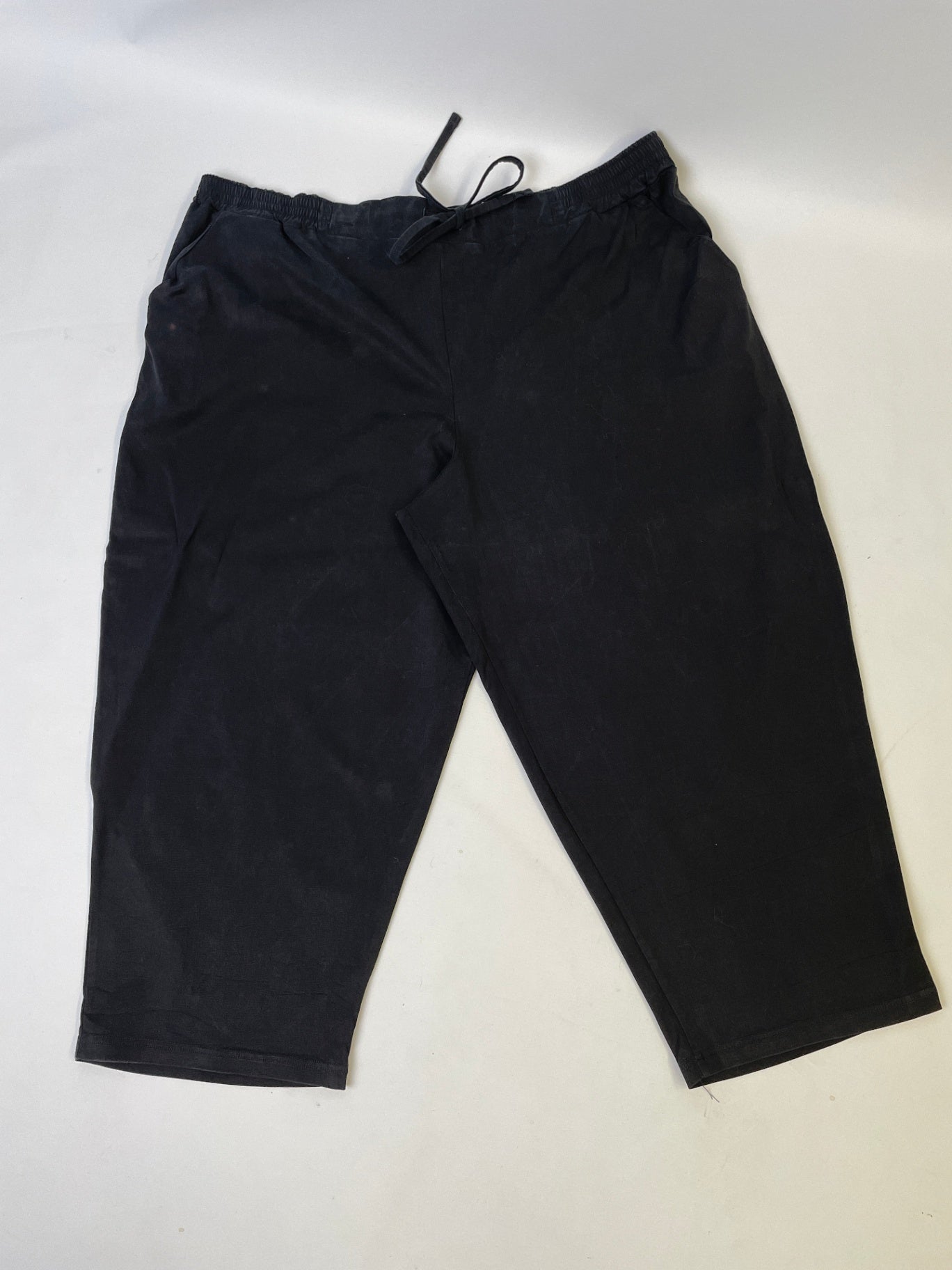 Holly | Hose schmales Bein | Tenceltwill schwarz Größe 4XL/Bund 5XL Länge - 5cm | Second Love