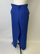 Romeo | Hose mit weitem Bein | EcoVeroCrepe royalblau Größe XXL | Second Love