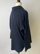 Bonnie | Bluse | Cordsweat dunkelblau | Größe L | Second Love