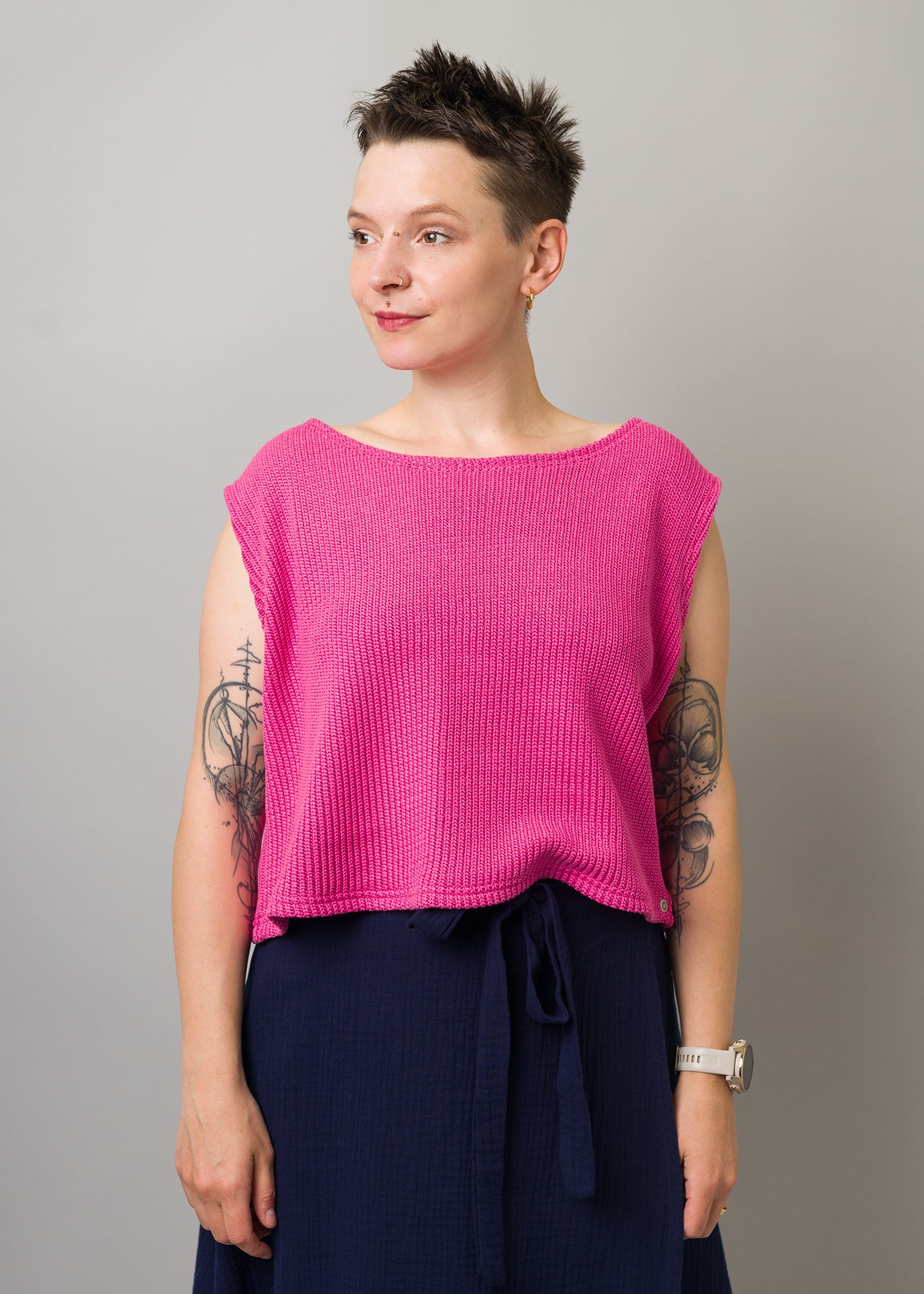 Gerda | Lockeres Croptop | individualisierbar