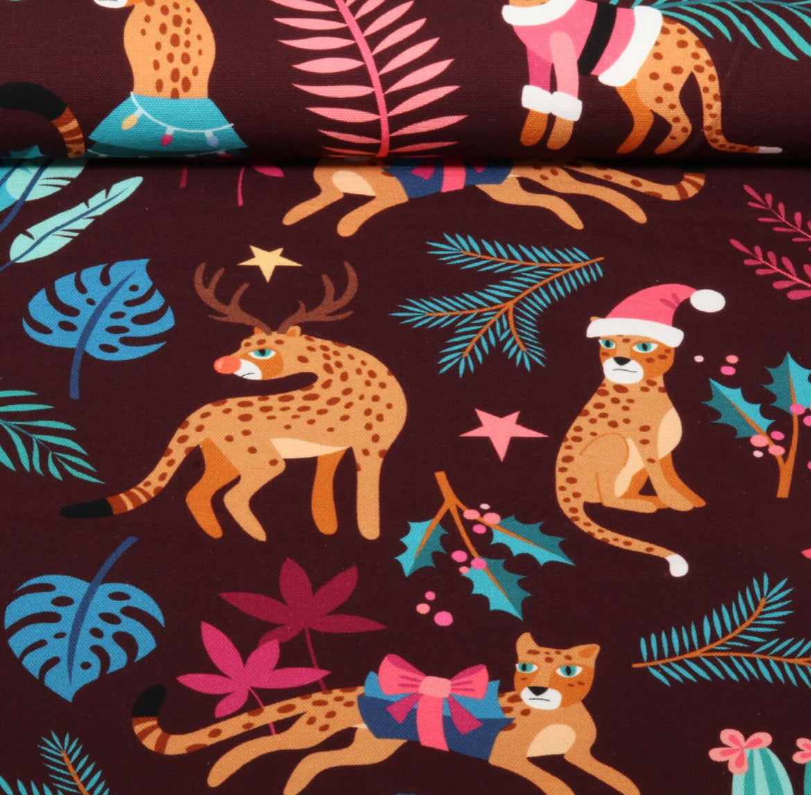 Grumpy Xmas weinrot (French Terry)