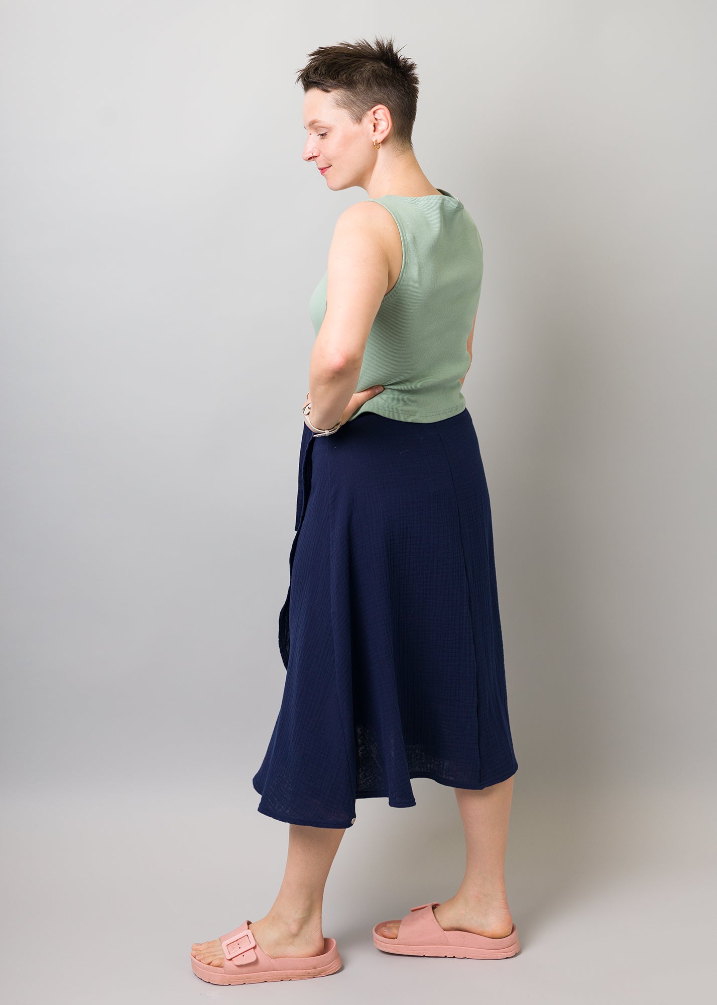 Wanda | Midi-Wickelrock | individualisierbar