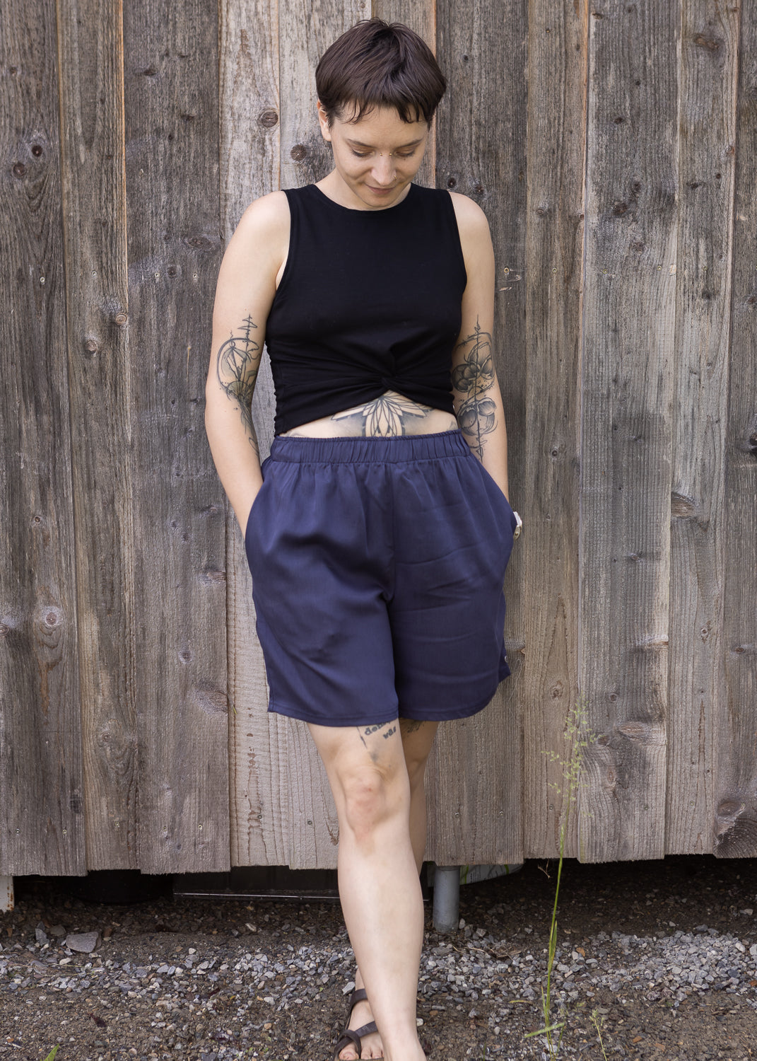 Kira | Kurze Hose mit Taschen | Customized Collection